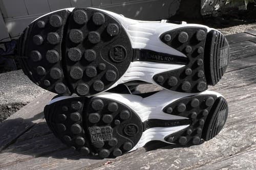Rare Michael Kors Harvey Black White Sandals Women's 8.5 NEW - Thumbnail 7