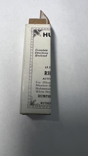 Vintage Humphreys Homeopathic No 15 small Remedy Reumatic Pains , Empty - Thumbnail 3