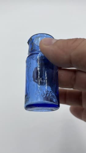 Very Early Emerson Drug Co. Baltimore Bromo-Seltzer Cobalt Blue Glass Bottle