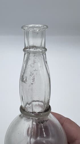 Vintage Glass Bottle , #3071 MADE IN U.S.A. 8" - Thumbnail 2
