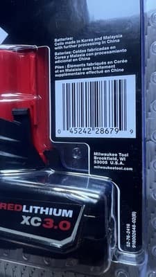 Milwaukee 48-11-2412 M12 REDLITHIUM XC Battery Pack of 2 - Thumbnail 3