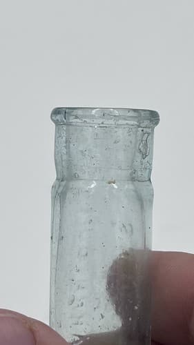 SCARCE TINY 1890'S DR. COLE'S CATARRH CURE PATENT MEDICINE BOTTLE - Thumbnail 8