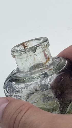 Vintage Caw's Ink New York Ink Bottle - Thumbnail 4