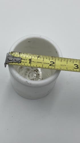 Old Chicago Armour and Company Packers Antique 2.5" Tall Small Milk Glass Jar - Thumbnail 6