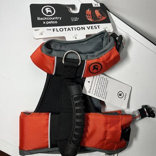 Backcountry Dog flotation vest XS NEW WITH TAGS - Thumbnail 3