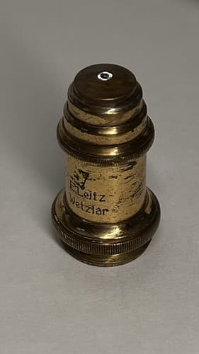 E Leitz Wetzlar 7 Objective Lens For Microscope - Thumbnail 7