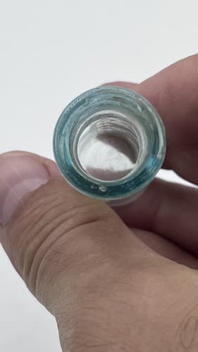 SCARCE TINY 1890'S DR. COLE'S CATARRH CURE PATENT MEDICINE BOTTLE - Thumbnail 5