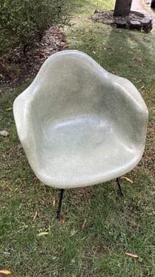 1950's Zenith Rope Edge Eames Herman Miller DAX Fiberglass Chair X-Base 1st gen - Thumbnail 20