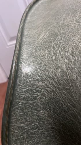 1950's Zenith Rope Edge Eames Herman Miller DAX Fiberglass Chair X-Base 1st gen - Thumbnail 7