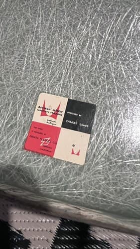 1950's Zenith Rope Edge Eames Herman Miller DAX Fiberglass Chair X-Base 1st gen - Thumbnail 8