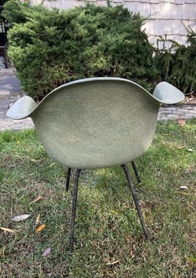 1950's Zenith Rope Edge Eames Herman Miller DAX Fiberglass Chair X-Base 1st gen - Thumbnail 21