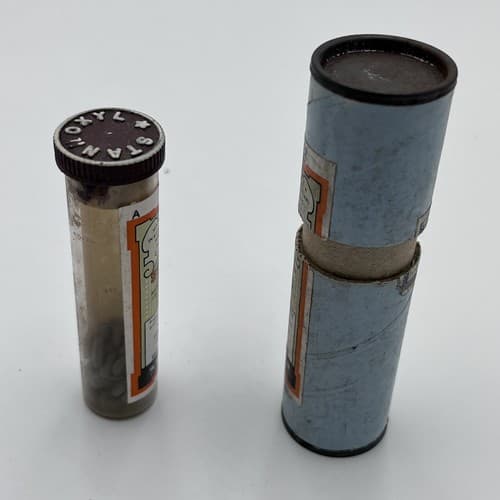 1930's Vintage Stannoxyl Tabs Bottle Tube Box Medicine Anglo French - Thumbnail 3