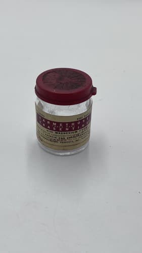 Vintage Medicine Bottle: CARMETHOSE, CIBA USA, Empty - Thumbnail 2
