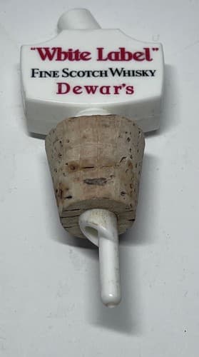 Vintage Dewar's White Label Pouring Pour Spout For Bottle Bar - Thumbnail 3