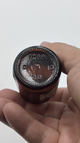 Vintage Medicine Bottle ,ALGIC , Spencer Labs Racephedrine Hydrochloride EMPTY - Thumbnail 6