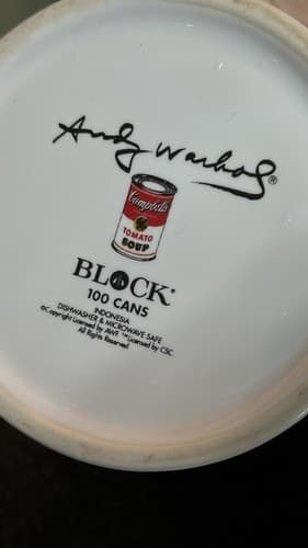 Mug Andy Worhol Block 100 Cans Mug Campbell Soup Cans - Thumbnail 4
