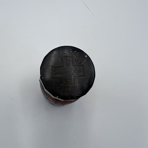 Vtg 1930's Merck Pharmaceutical Apothecary Bottle Copper Metal Powder 1/4lb - Thumbnail 3