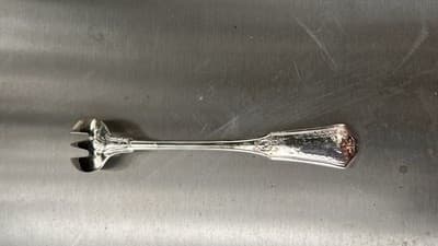 Dessert/Cake Fork Empire Chambly Silverplate France 5.5" - Thumbnail 6