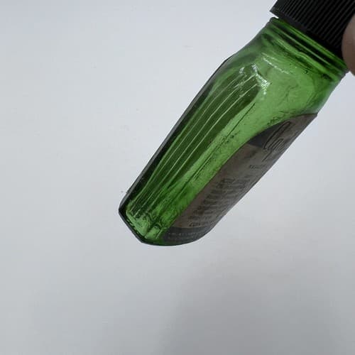 McKesson & Robbins AQUA DRIN Nose Drops Green Glass Bottle - Thumbnail 6
