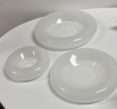 VISTOSI "Pomeri" Murano Blown Glass MCM 3-pc Set SIGNED Vistosi 1972 - Thumbnail 2