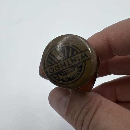 Vintage Winthrop ADALIN Carbromal bottle EMPTY RARE 3" - Thumbnail 2