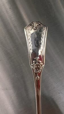 Dessert/Cake Fork Empire Chambly Silverplate France 5.5" - Thumbnail 8