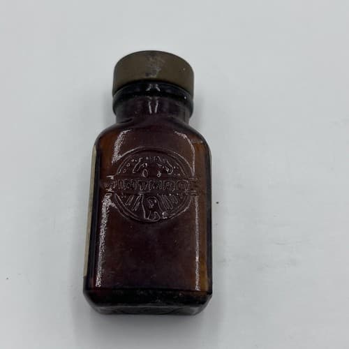 Vintage Winthrop ADALIN Carbromal bottle EMPTY RARE 3" - Thumbnail 3