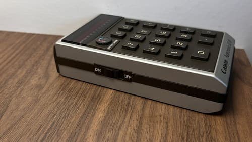 Rare Canon Palmtronic LE-10 Calculator Vintage calculator only Mint - Thumbnail 5