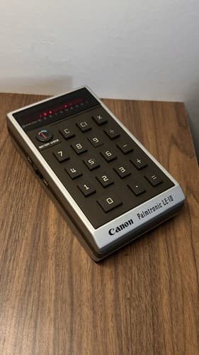 Rare Canon Palmtronic LE-10 Calculator Vintage calculator only Mint - Thumbnail 3