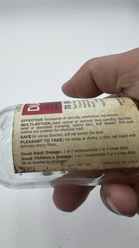 Vintage DIA-QUELL DIARRHEA Medicine Bottle International Pharmaceuticals EMPTY - Thumbnail 3