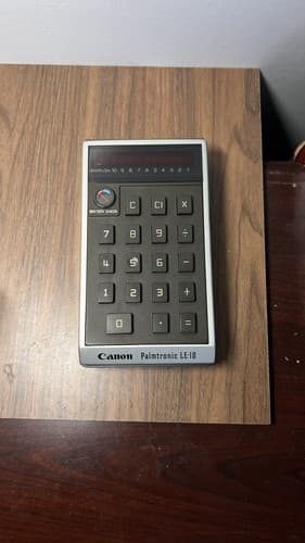 Rare Canon Palmtronic LE-10 Calculator Vintage calculator only Mint - Thumbnail 4
