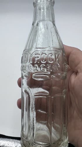 RARE Cold Rock Beverages Clifton NJ Soda bottle Embossed 6 1/2 oz - Thumbnail 2