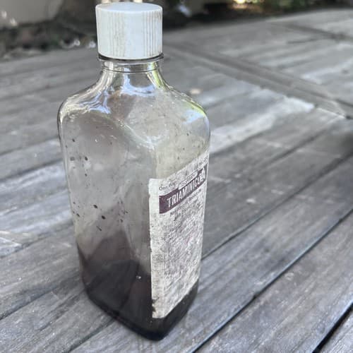 Vintage Dorsey Triaminicol Bottle 1 Pint EMPTY 8" 6045 - Thumbnail 4