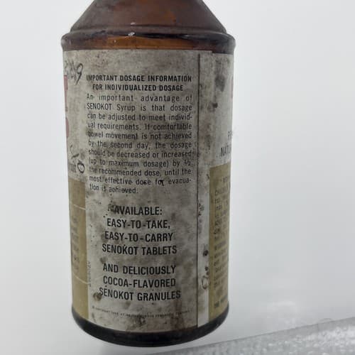 Vintage Advertising Medicine Senokot Constipation , The Purdue Frederick EMPTY - Thumbnail 3