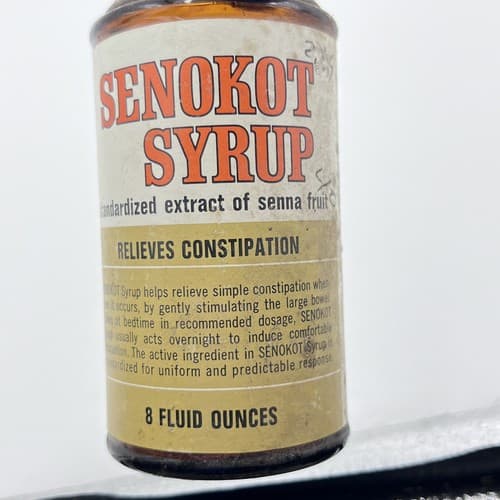 Vintage Advertising Medicine Senokot Constipation , The Purdue Frederick EMPTY - Thumbnail 2