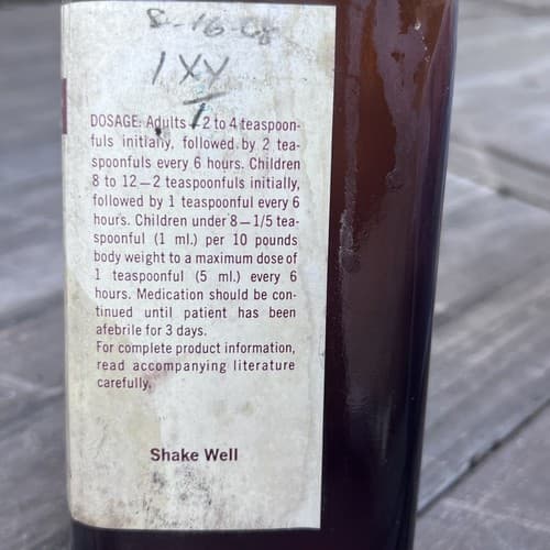 Vintage Dorsey Trisulfsaminic Suspension Bottle 1 Pint EMPTY 8" 1959 - Thumbnail 4