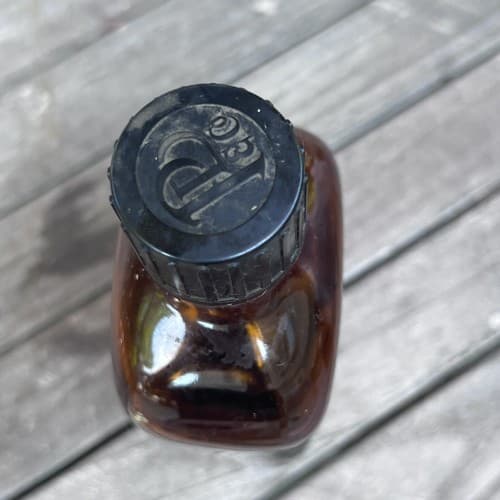 Vintage Parke Davis Cosadein Codeine Amber Pharmacy Bottle , EMPTY - Thumbnail 5