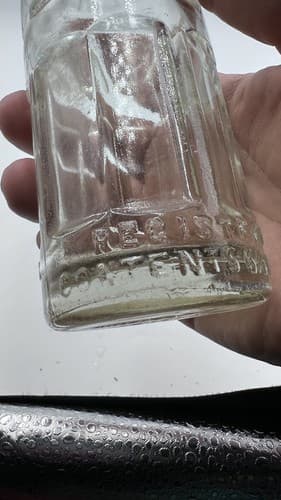 RARE Cold Rock Beverages Clifton NJ Soda bottle Embossed 6 1/2 oz - Thumbnail 4