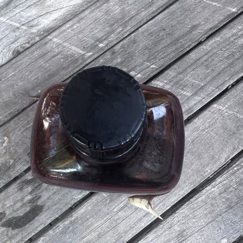 Vintage Tetrad Ene Elixir Miller Laboratories , Bottle 16 oz EMPTY 8" - Thumbnail 3