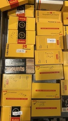 Huge lot 500+ VTG 50's to 70's 35mm Film Slides FAMILY Photos - Thumbnail 2