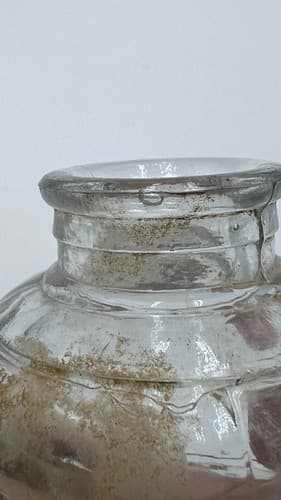 Antique L. E. Waterman Co Ink Bottle w/bubbles - Thumbnail 5