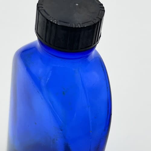 Maryland Glass Corporation Cobalt Blue Bottle C1935 Pat #97178 - Thumbnail 3