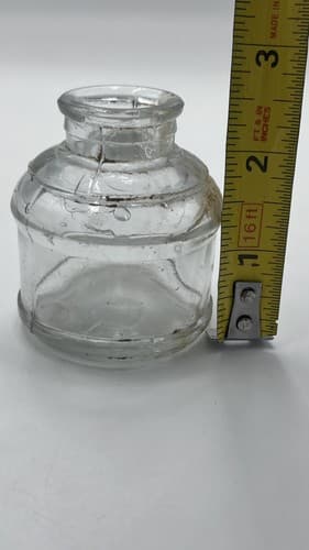 Antique L. E. Waterman Co Ink Bottle w/bubbles - Thumbnail 7