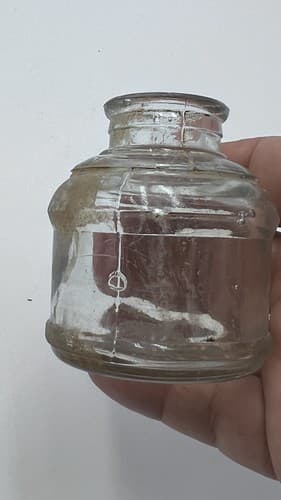 Antique L. E. Waterman Co Ink Bottle w/bubbles - Thumbnail 2