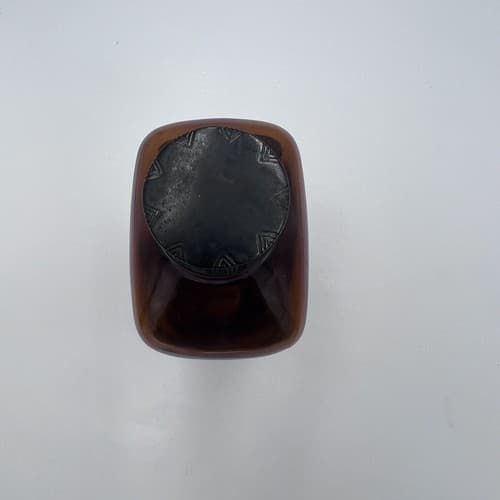 RARE Vintage Lilly Elixir Sodium Bromide #194 Amber Glass Medicine Bottle EMPTY - Thumbnail 6