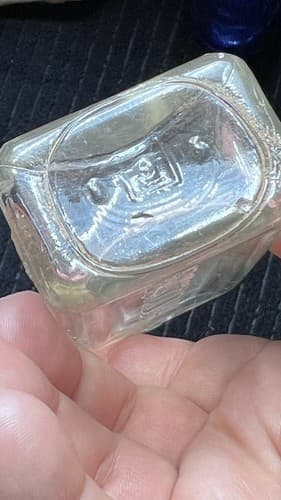 Nice Antique Holme's Fragrant Frostilla Hand Lotion Bottle Elmira NY 1910s Clear - Thumbnail 3