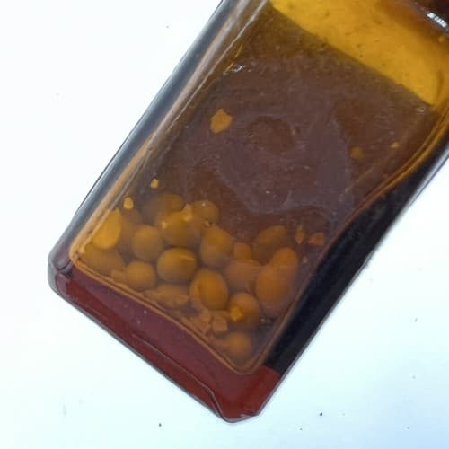 RARE Vintage Lilly Mercurous Iodide Yellow Glass Medicine Bottle Collectible - Thumbnail 6