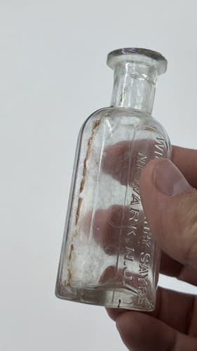 Rare Embossed William Henry Sayre Bottle Newark , NJ - Thumbnail 8
