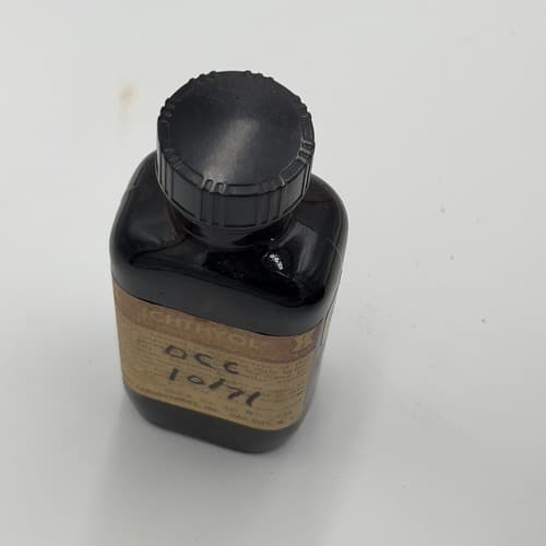 Vintage Stiefel Ichthyol Ichthammol Bottle 4oz 1930's for Collection/Display - Thumbnail 3