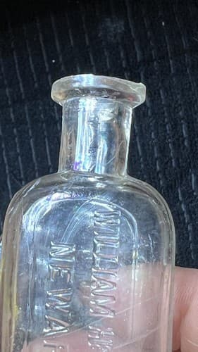 Rare Embossed William Henry Sayre Bottle Newark , NJ - Thumbnail 6
